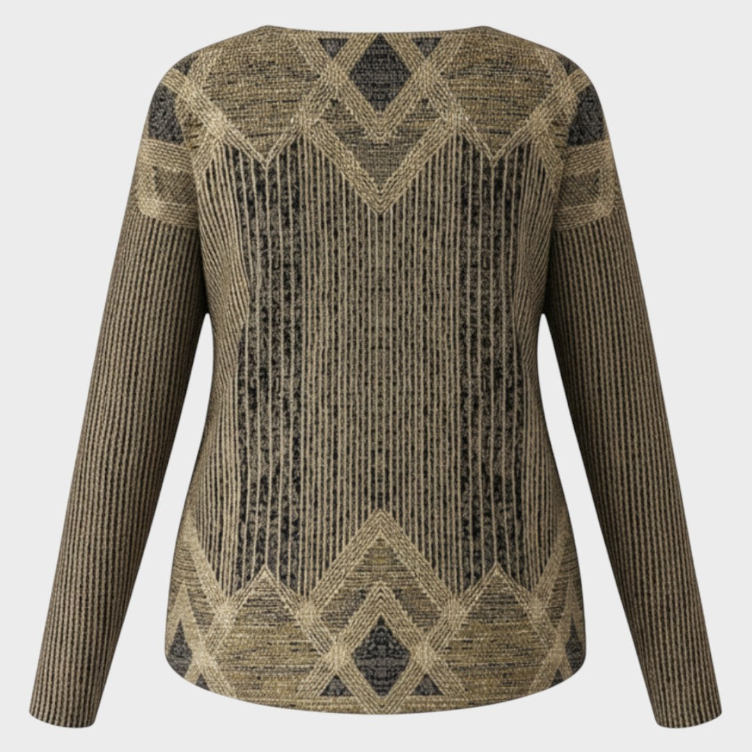 Margaret | Vintage Blouse with Print