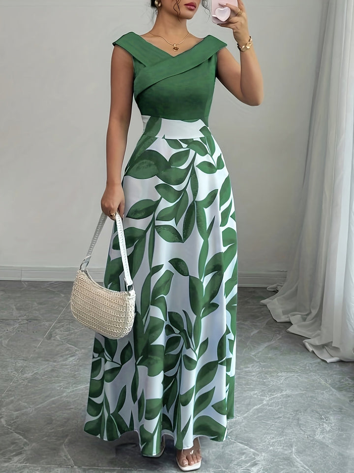 Wedding Guest A-Line Maxi Dress