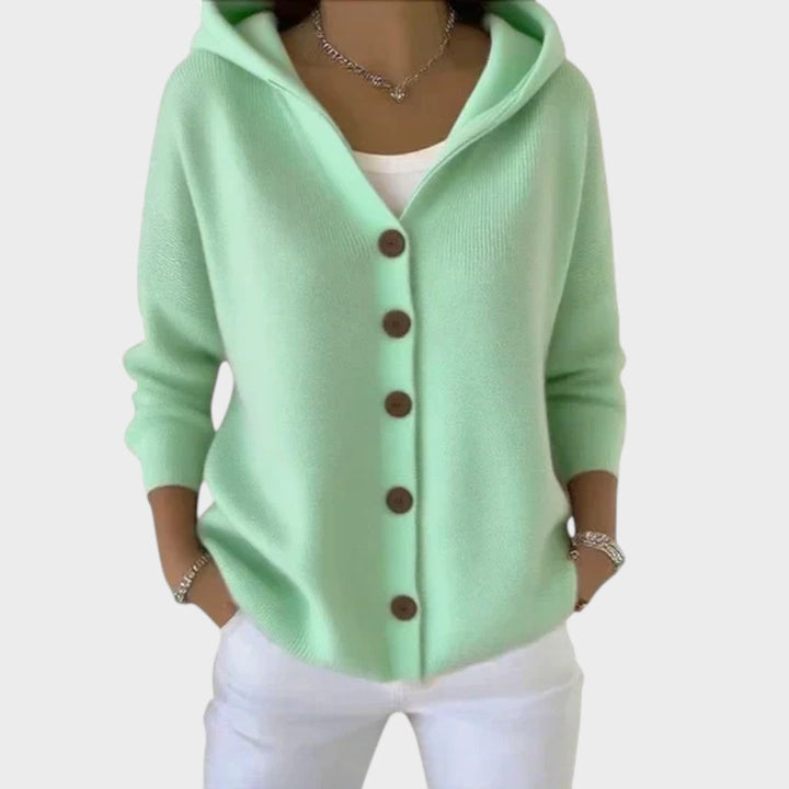 Naomi | Hooded Knit Cardigan