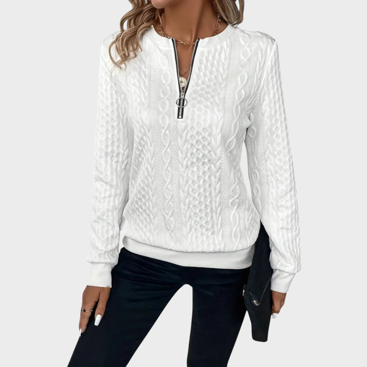 Zulmira | Zip Knit Sweater