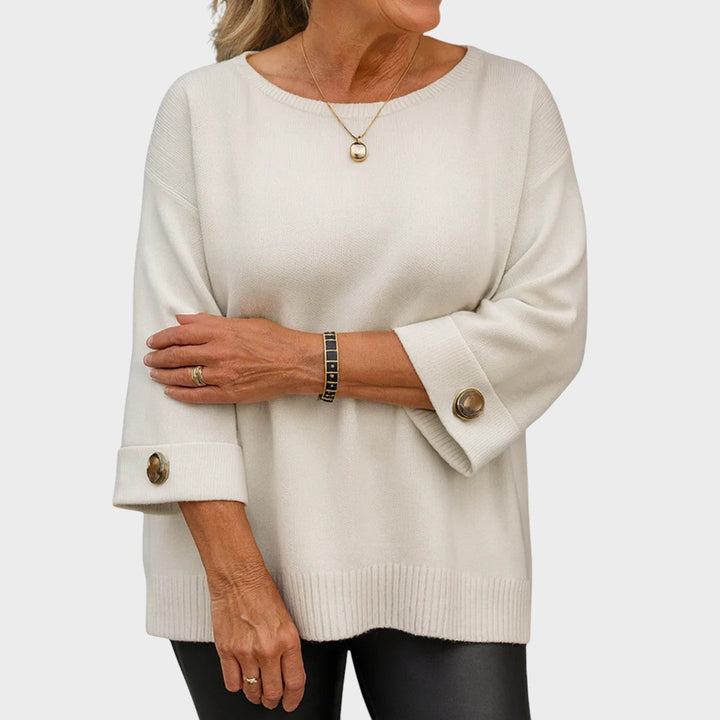Adelaide | Knitted Sweater with Buttons