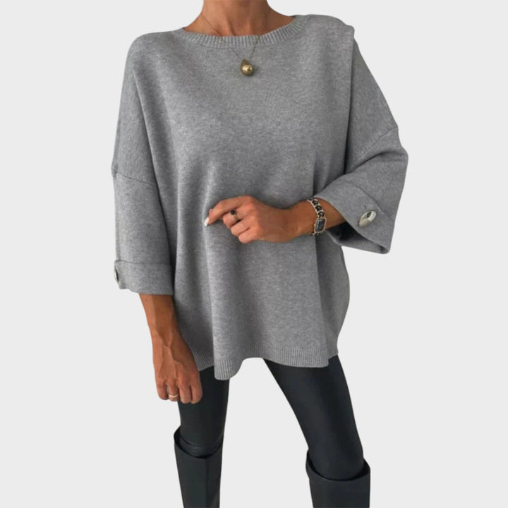 Adelaide | Knitted Sweater with Buttons