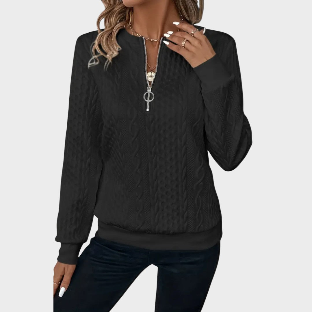 Zulmira | Zip Knit Sweater
