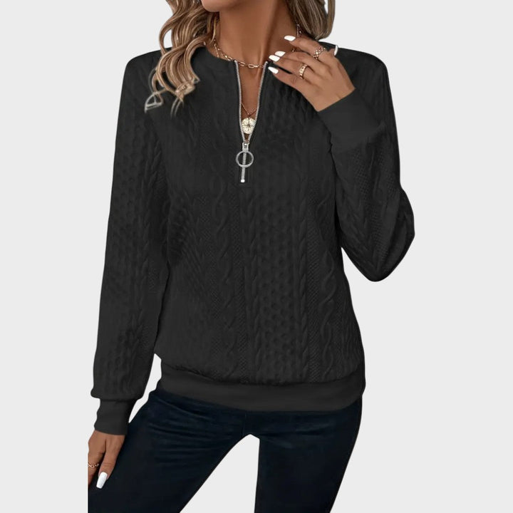 Zulmira | Zip Knit Sweater