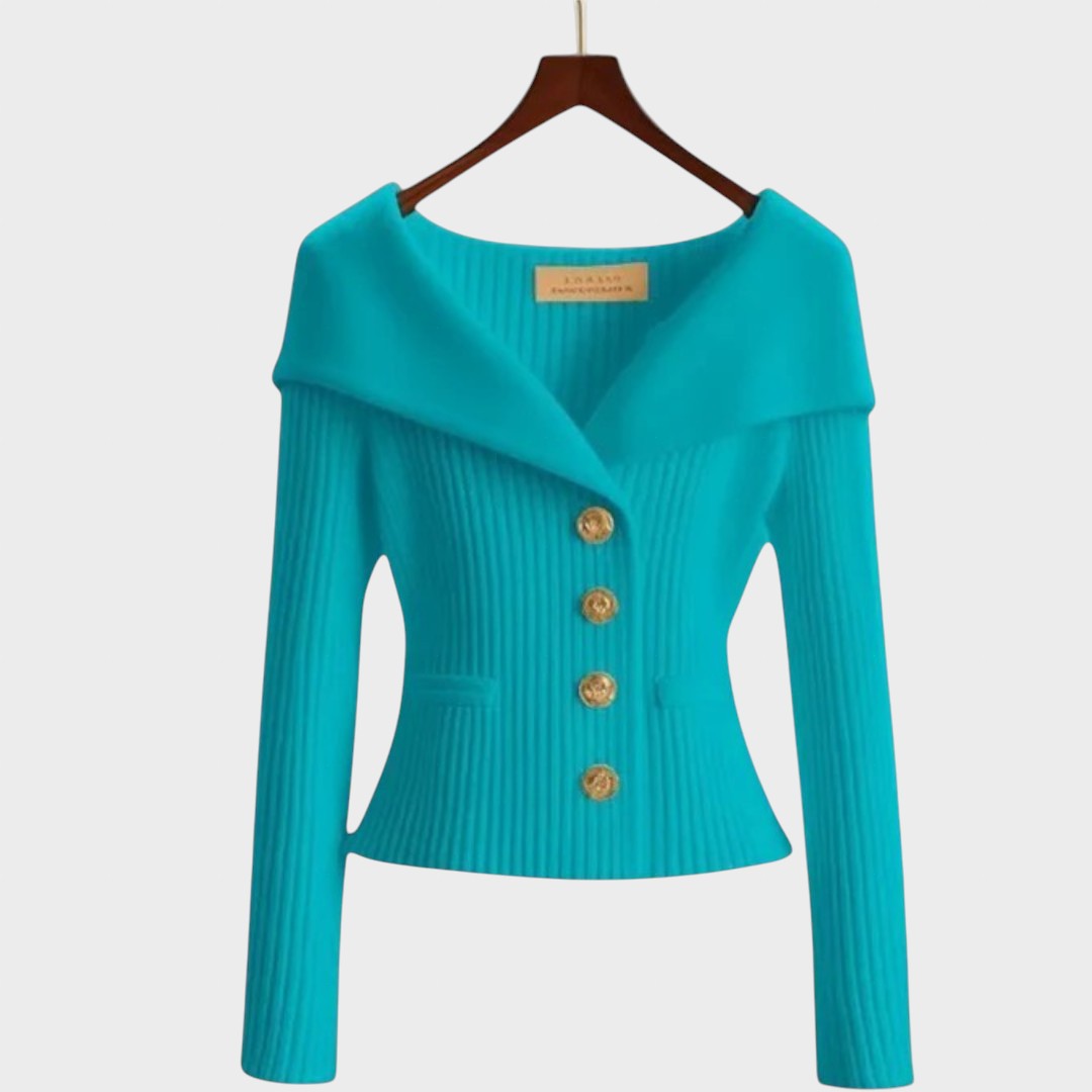 Nicole | Elegant Ribbed Cardigan
