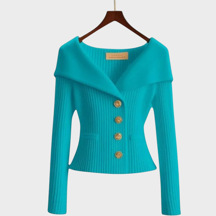 Nicole | Elegant Ribbed Cardigan