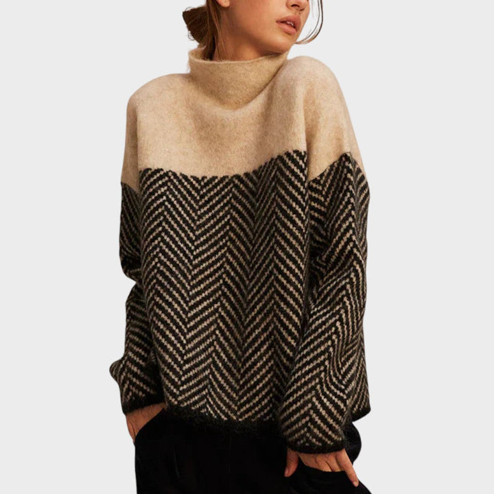 Tatiana | High Neck Sweater