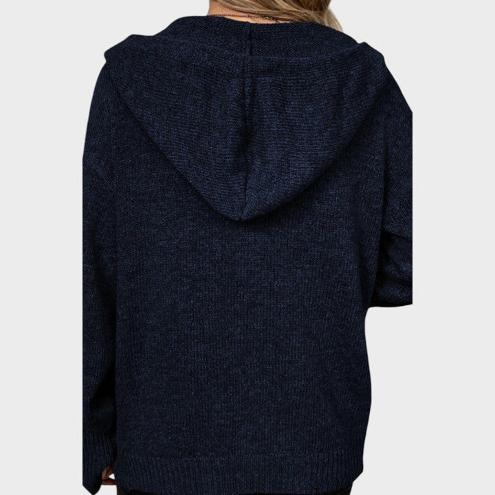 Amélia | Soft Knit Cardigan with Hood