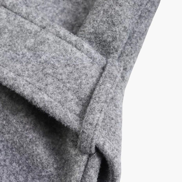 Genevra | Practical Hooded Trenchcoat with Belted Waist and Button Fastening