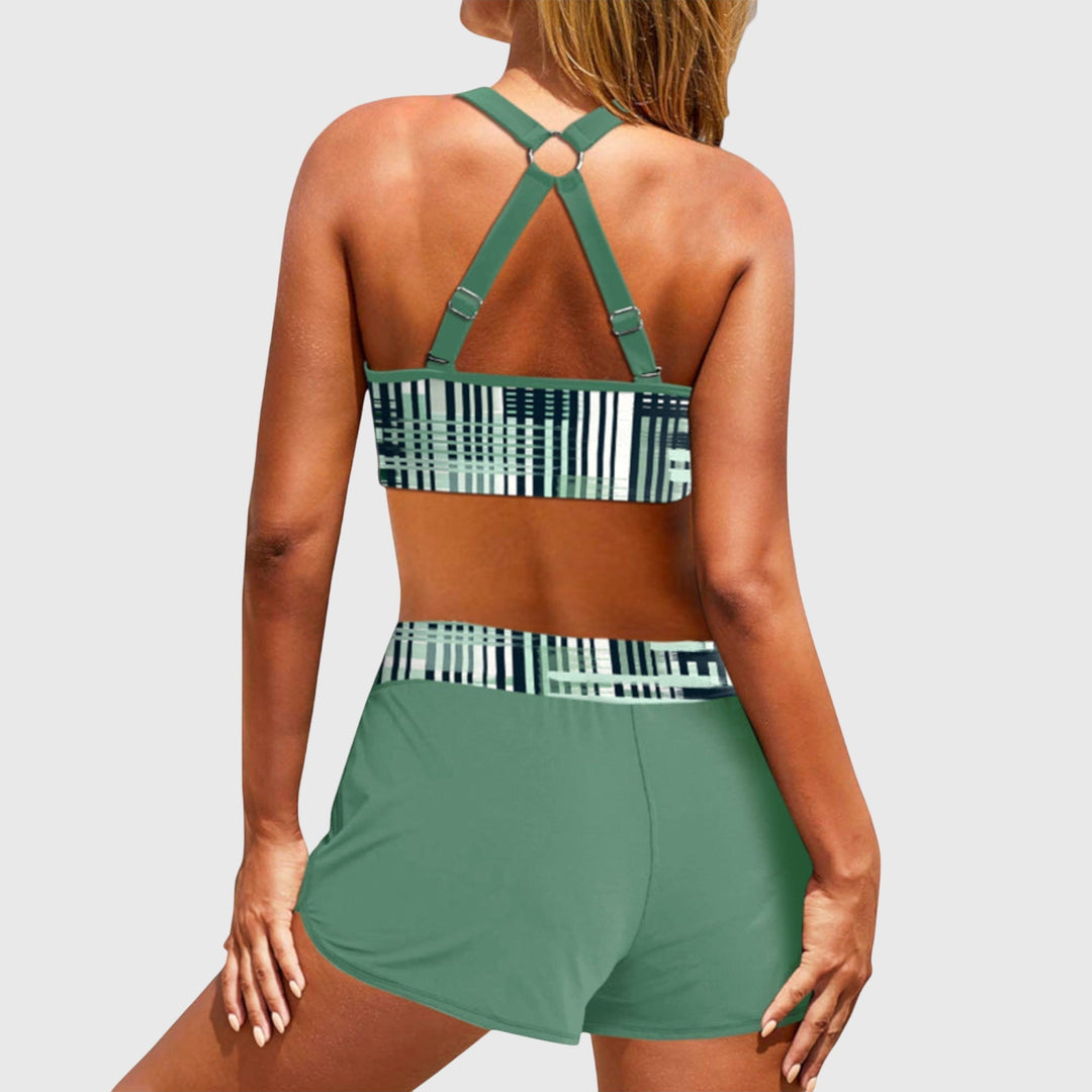 Joana - High-Waisted Ribbed Bikini