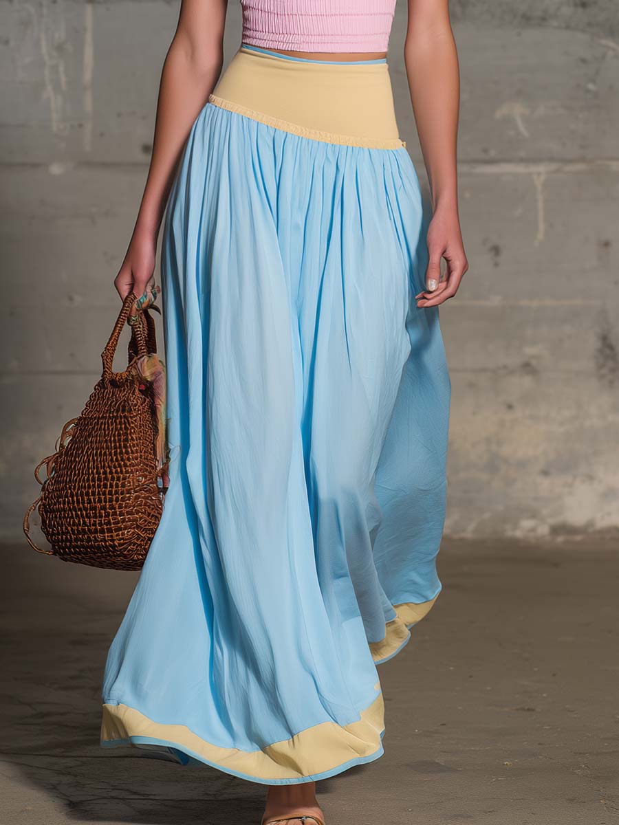Capri Coast Maxi Skirt Set
