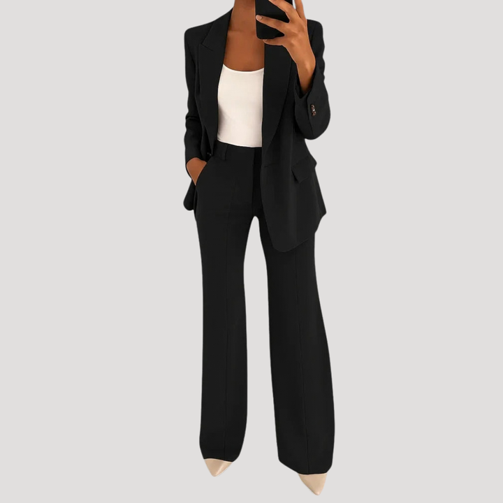 Women’s Smart Tailored Two-Piece Suit Set