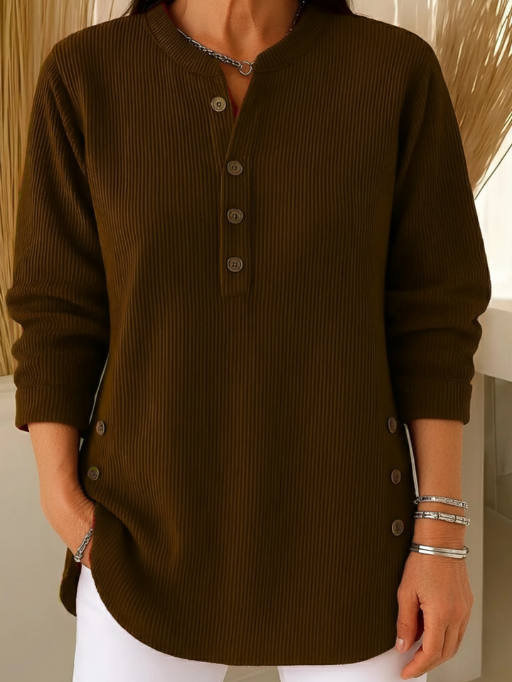 Elise Plain Knit Jumper with Long Sleeves
