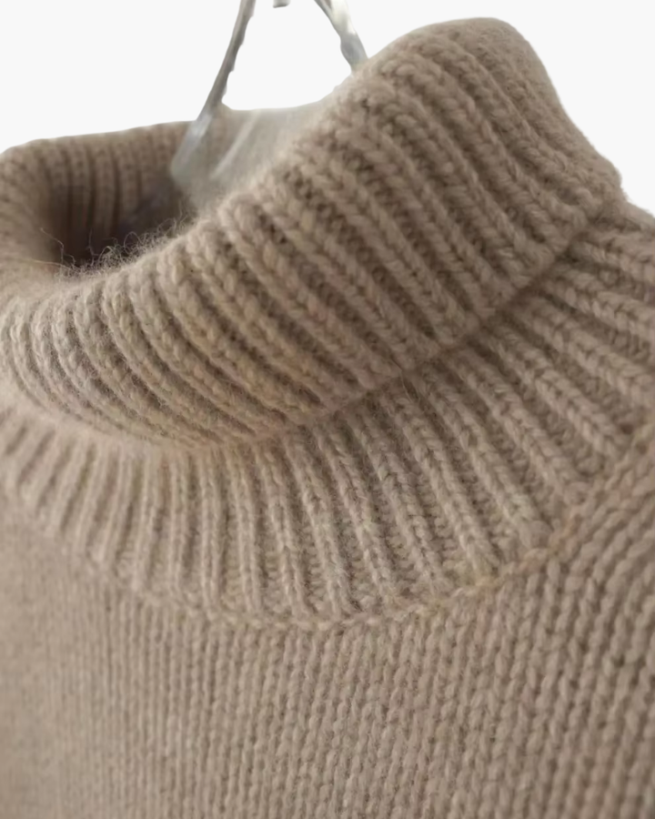 SOFT JUMPER WITH HIGH NECK