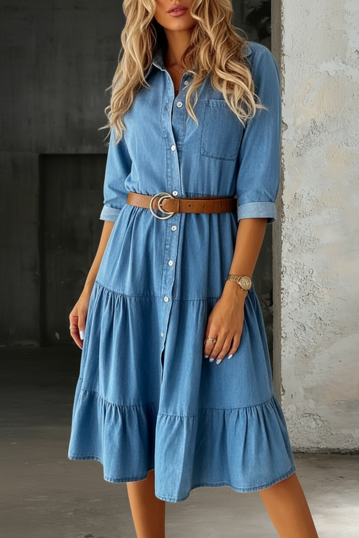 Louisa | Smart Casual Denim Dress