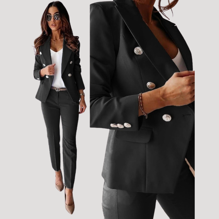 Women’s Fitted Blazer Smart Trouser Suit