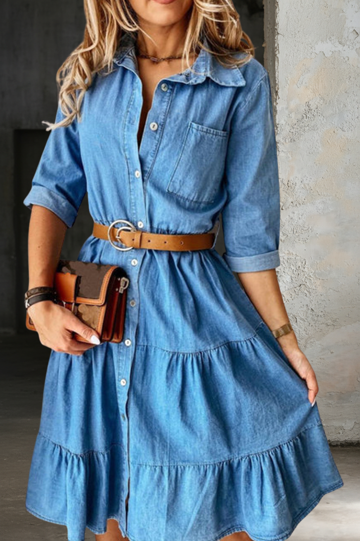 Louisa | Smart Casual Denim Dress