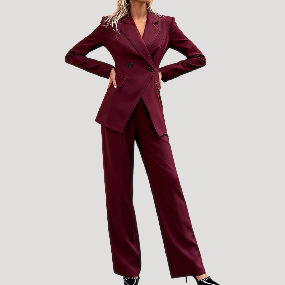 Women’s Elegant Tailored Trouser Work Suit