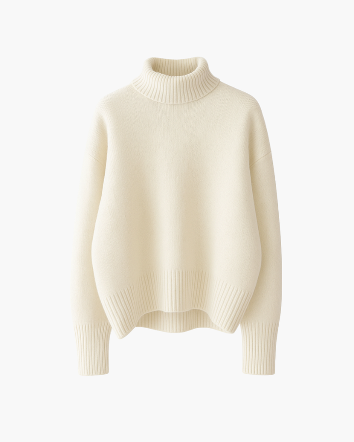SOFT JUMPER WITH HIGH NECK