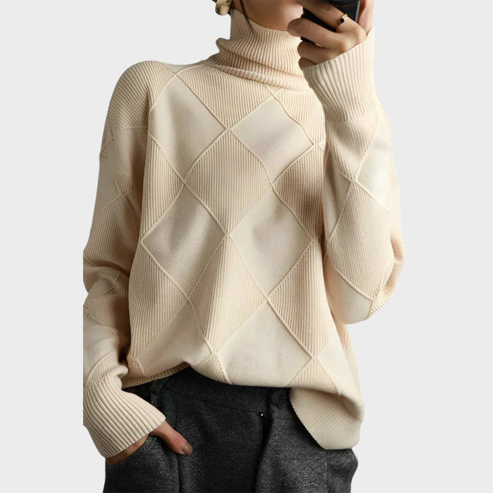 Zeza | Cashmere High Neck Sweater