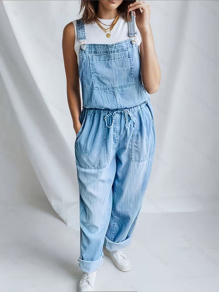 Hannah | Casual Denim Jumpsuit