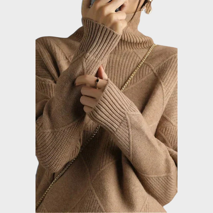 Zeza | Cashmere High Neck Sweater