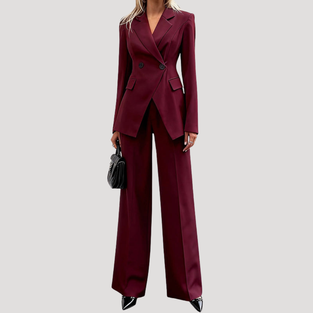 Women’s Elegant Tailored Trouser Work Suit