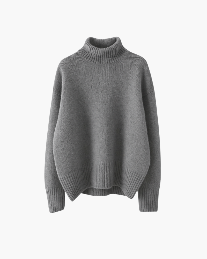 SOFT JUMPER WITH HIGH NECK