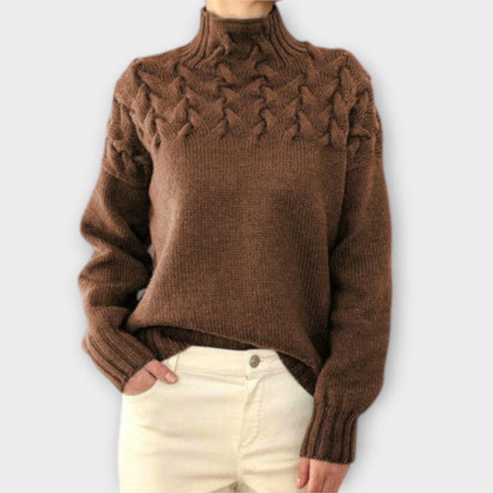 Eva - Women's Cable Knit Sweater