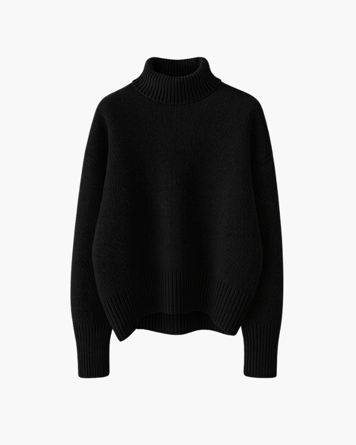 SOFT JUMPER WITH HIGH NECK