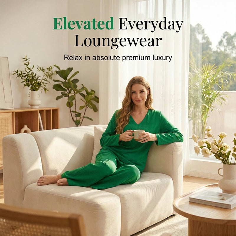 Elegant Wide-Leg Lounge Set