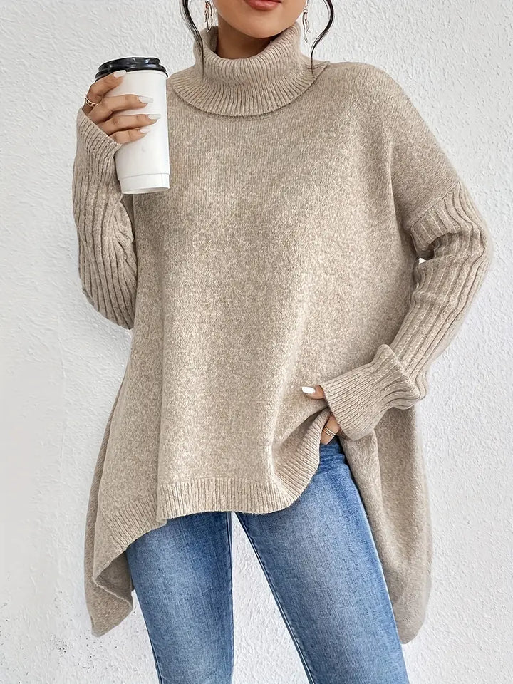 Paola - HIGH NECK MAXI JUMPER