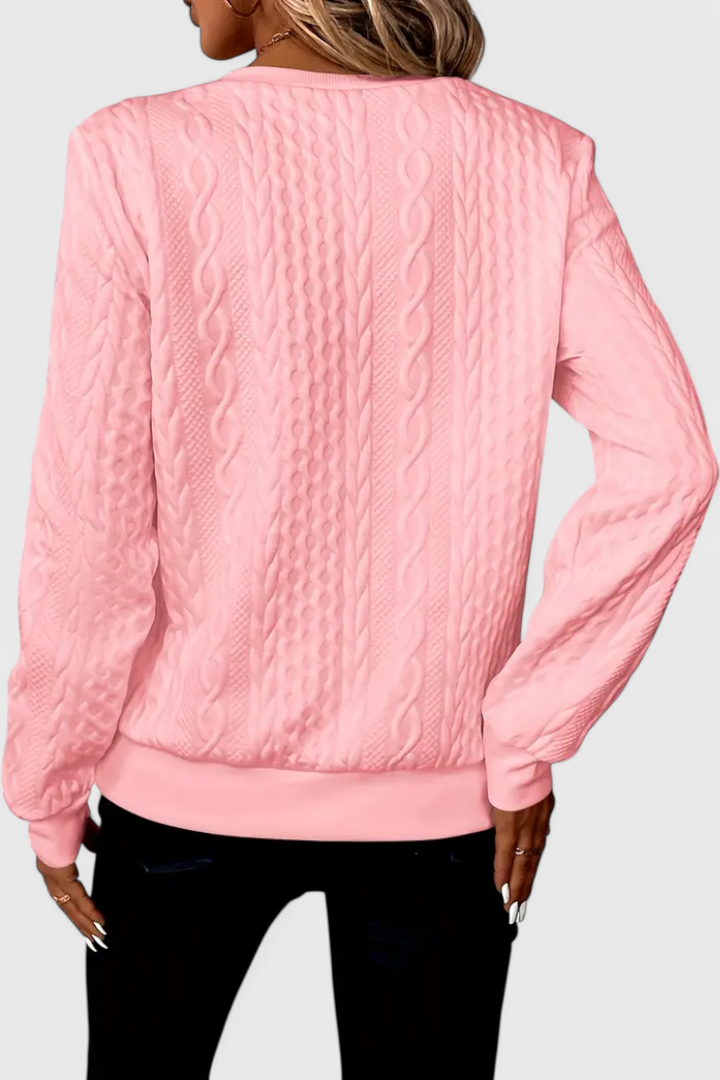 Zoey | Soft Zip Knit Jumper