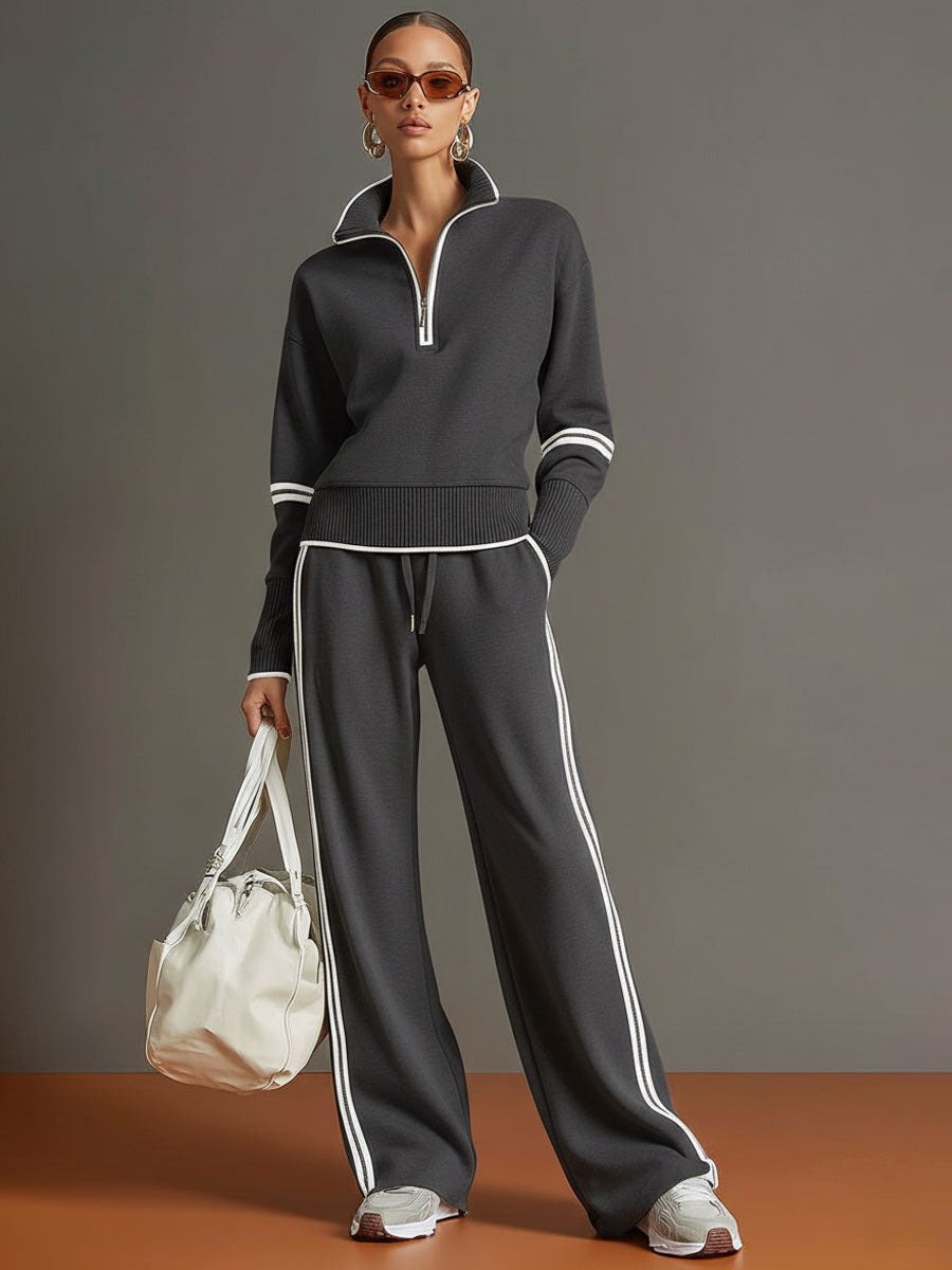 Davin™ Retro Sport Half-Zip Set