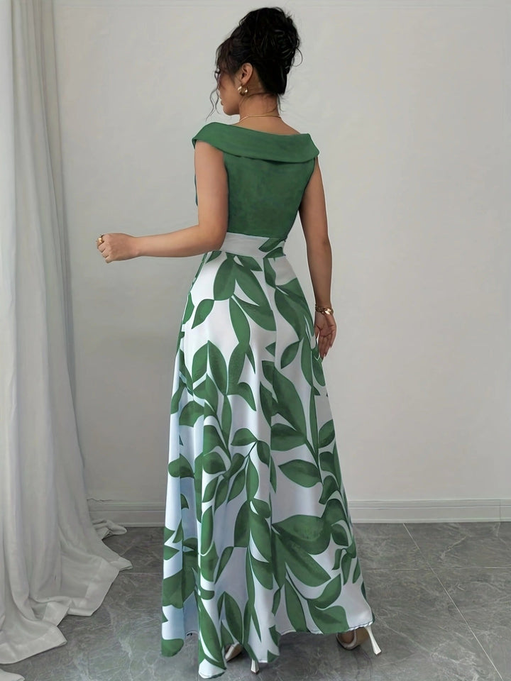 Wedding Guest A-Line Maxi Dress