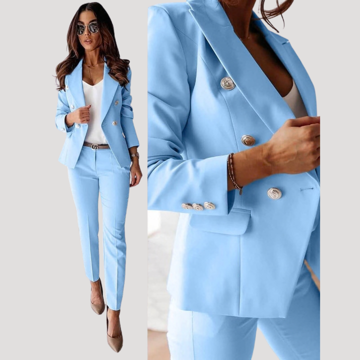Women’s Fitted Blazer Smart Trouser Suit