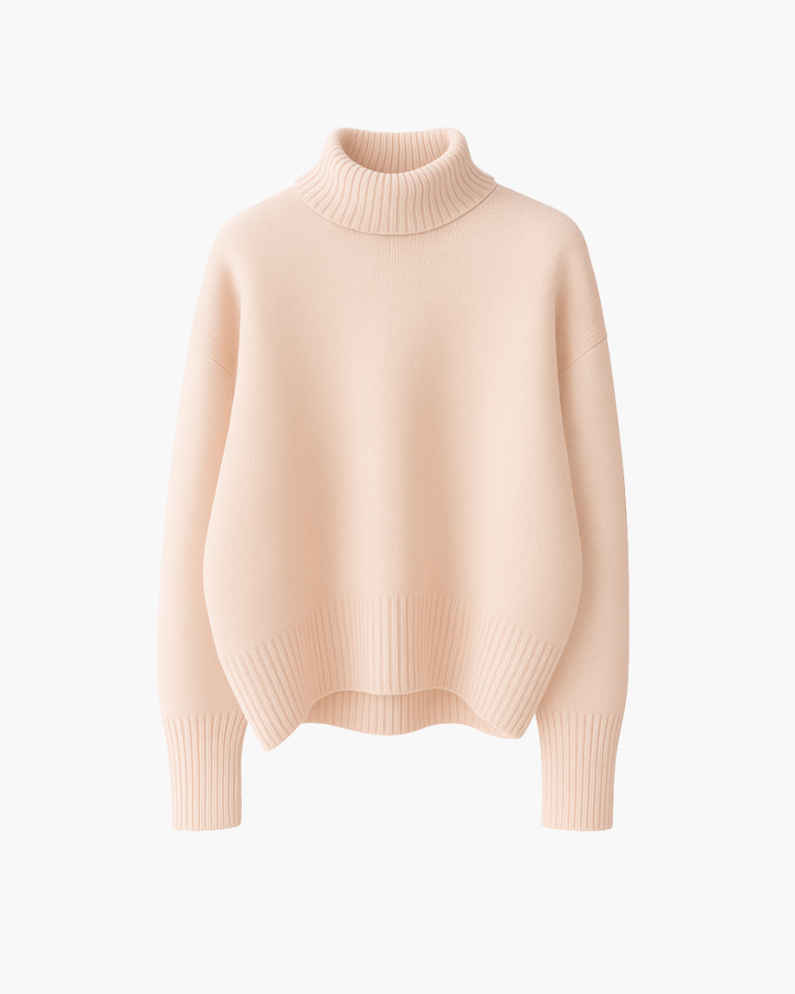 SOFT JUMPER WITH HIGH NECK