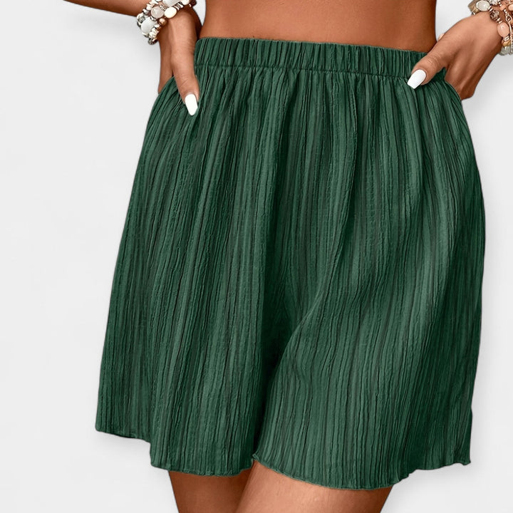 Elegant Pleated Shorts