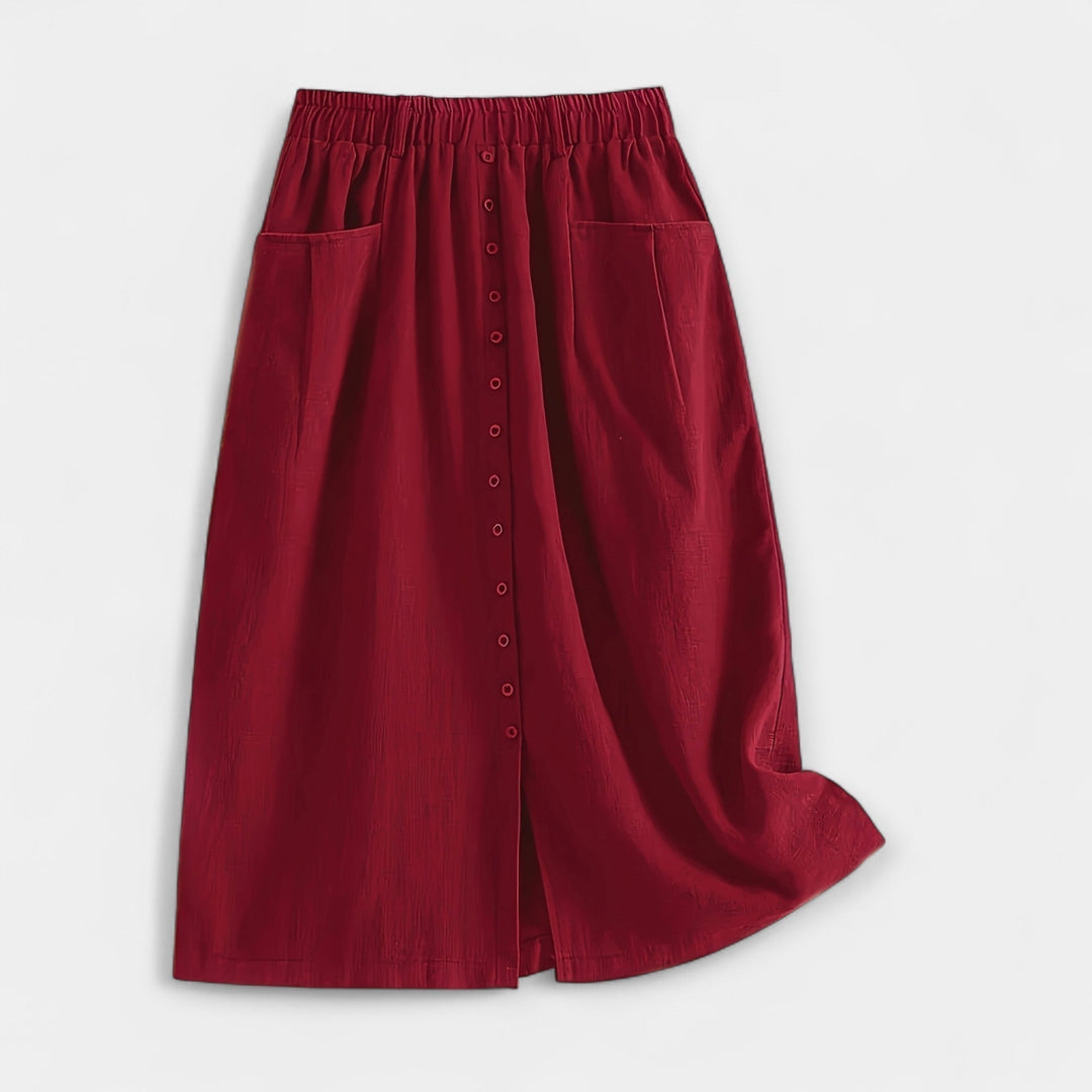 Midi Skirt with Wash