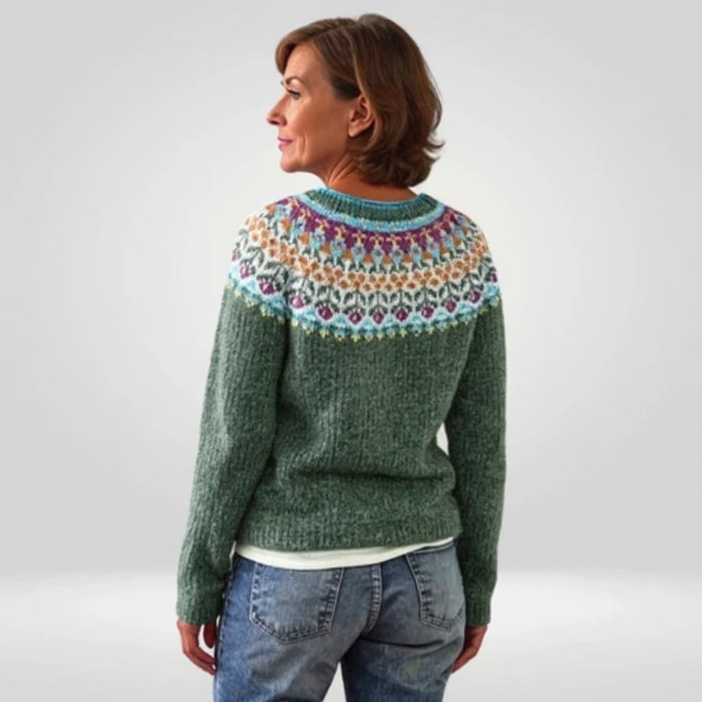 Abigail | Vintage Icelandic Knit Sweater