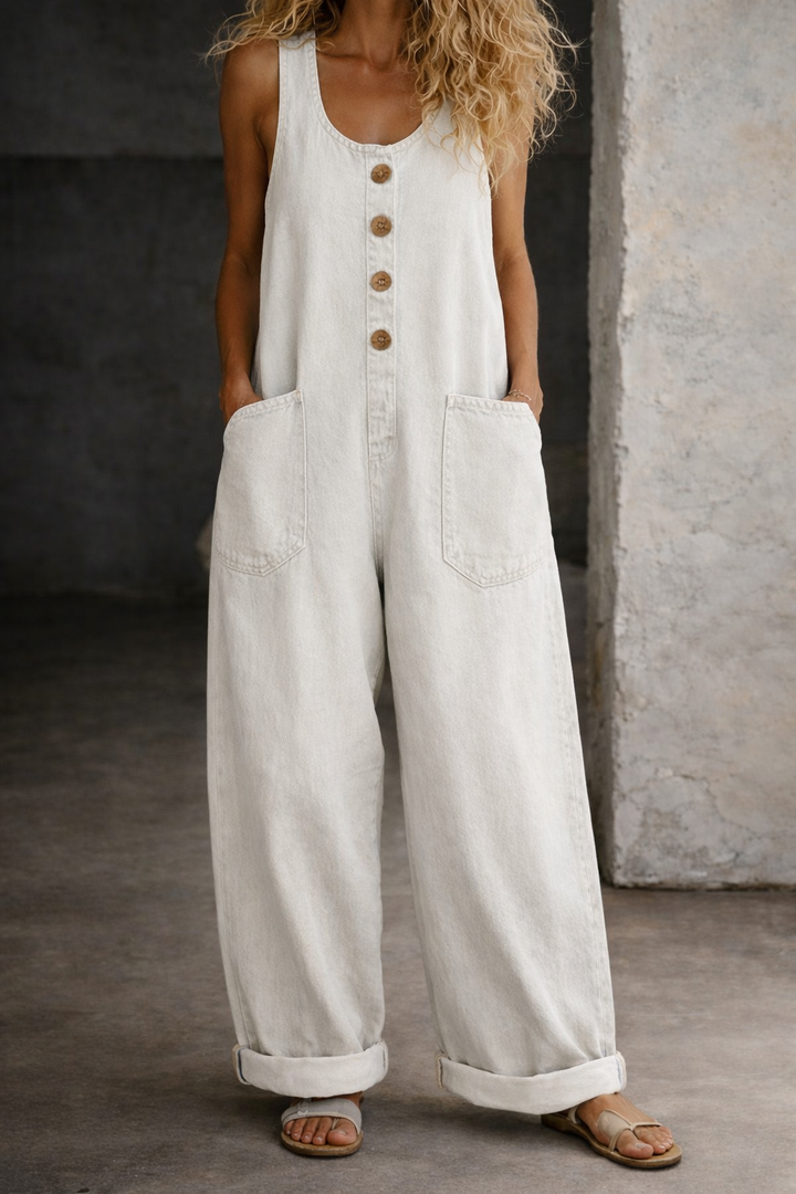 Amelia | Vintage Cotton Dungarees