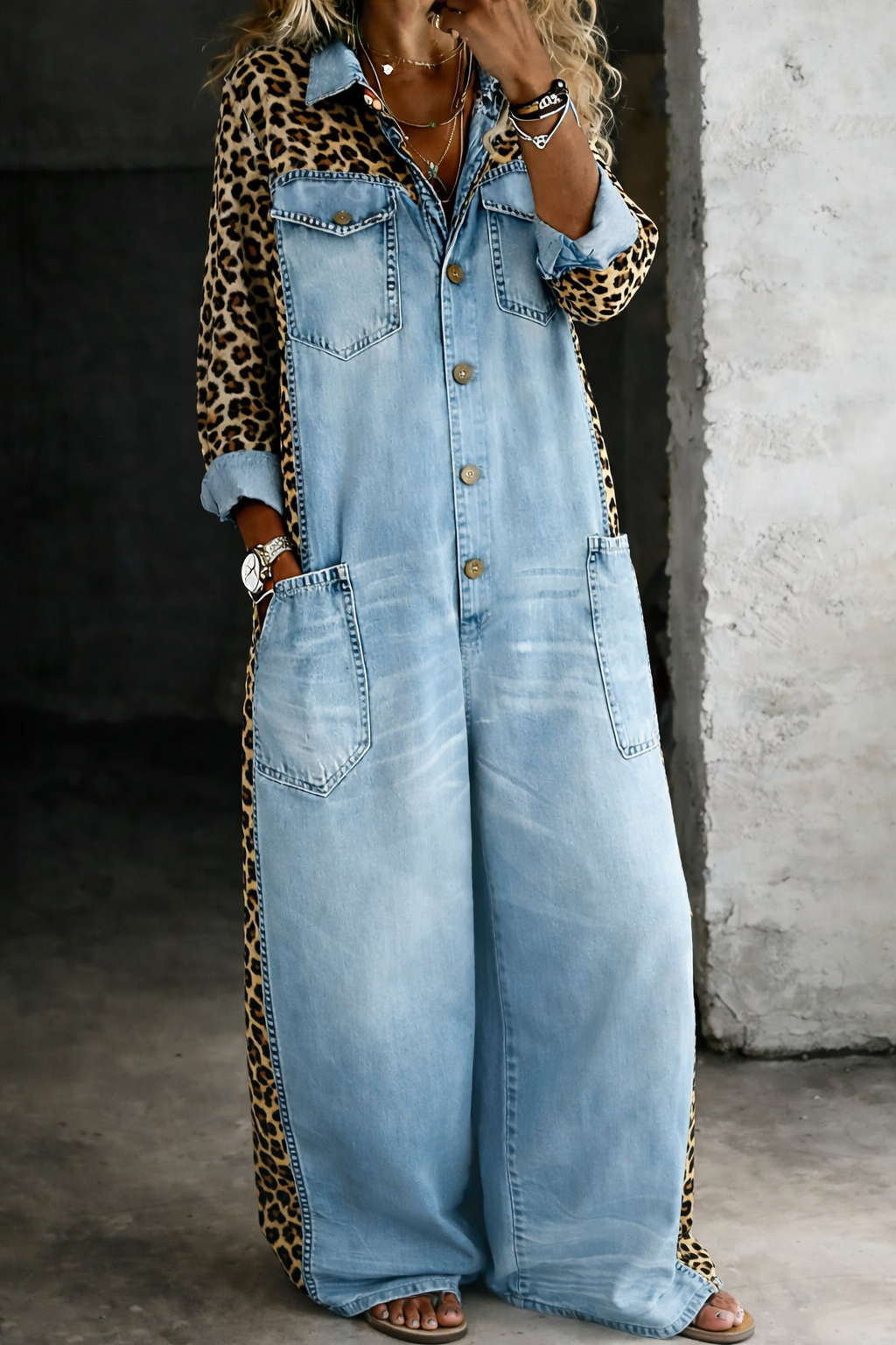 Millie | Denim Jumpsuit