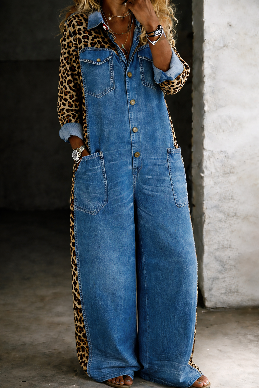 Millie | Denim Jumpsuit