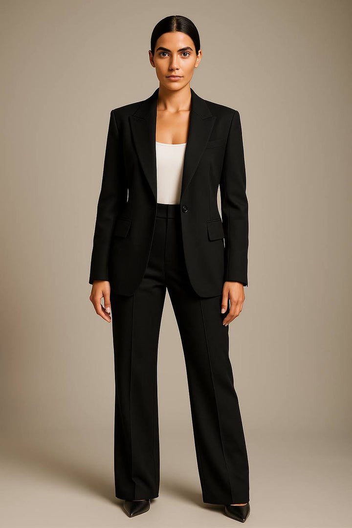 Classic Women's Blazer and Trousers Set