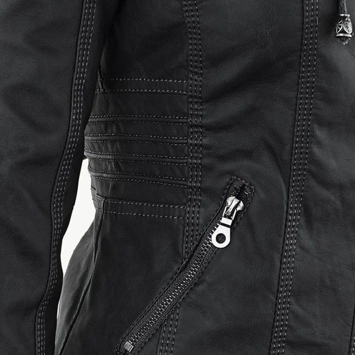 Leni | Leather Biker Jacket