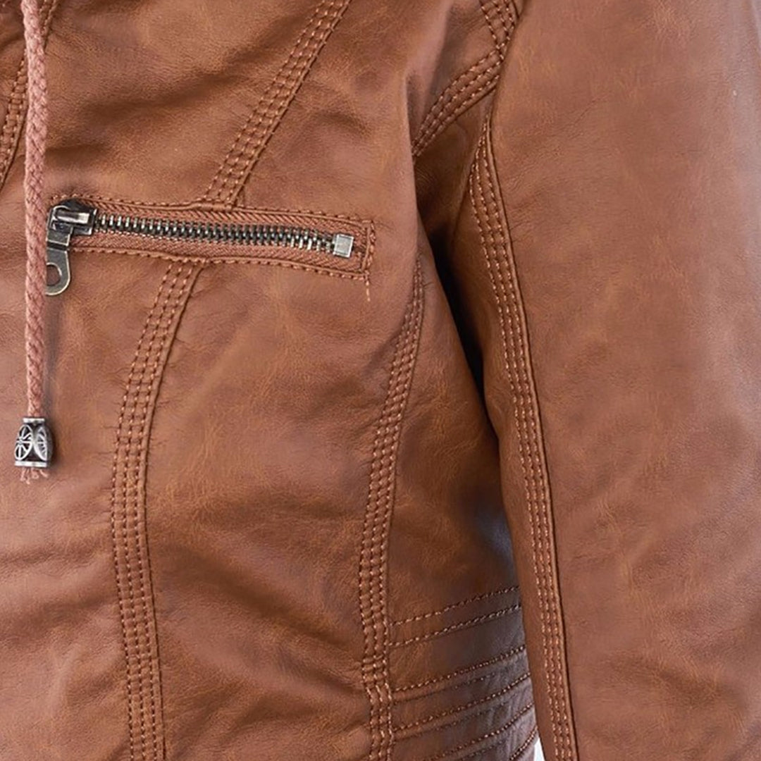 Leni | Leather Biker Jacket