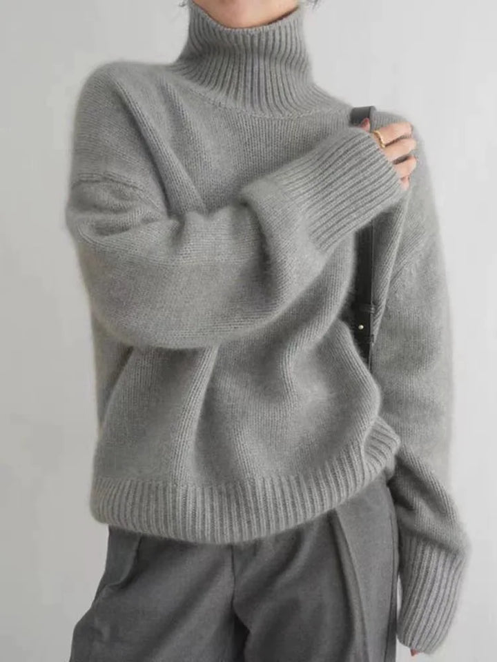 MIA - HIGH NECK CASHMERE JUMPER