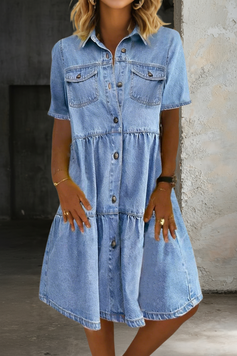 Sienna | Smart Casual Denim Dress