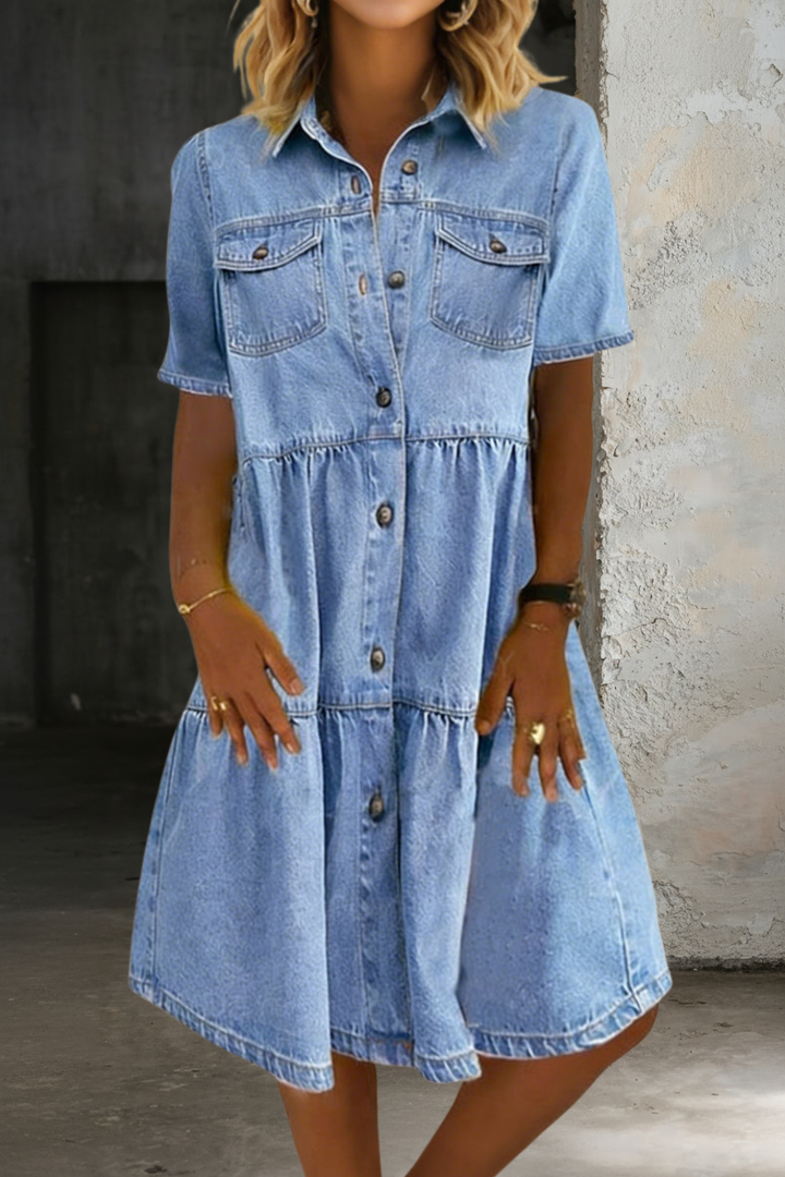 Sienna | Smart Casual Denim Dress