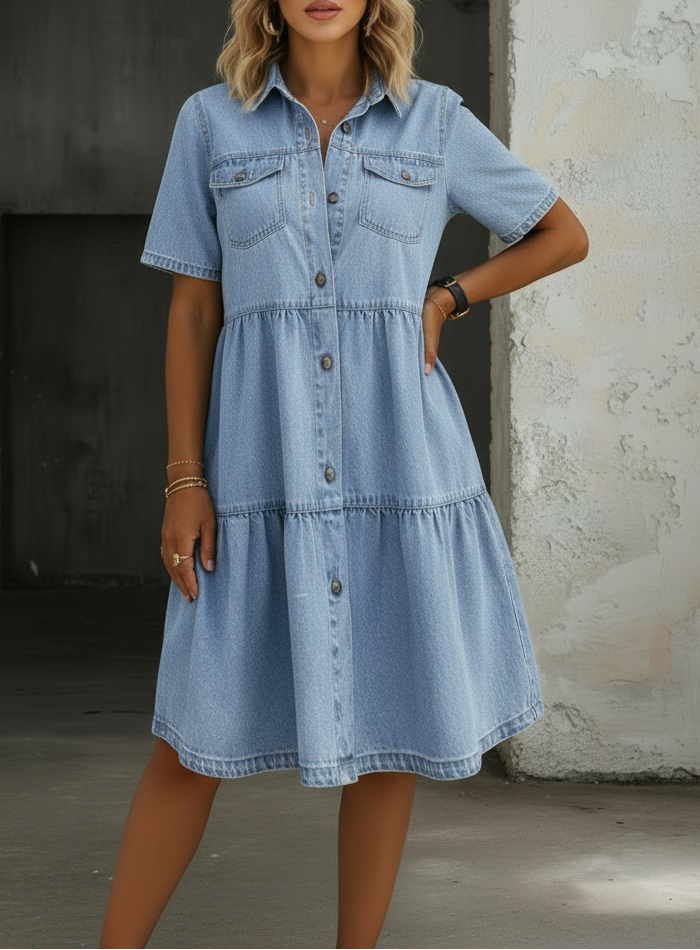 Sienna | Smart Casual Denim Dress